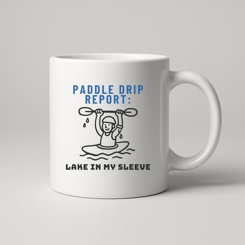 Lake in My Sleeve mug, White