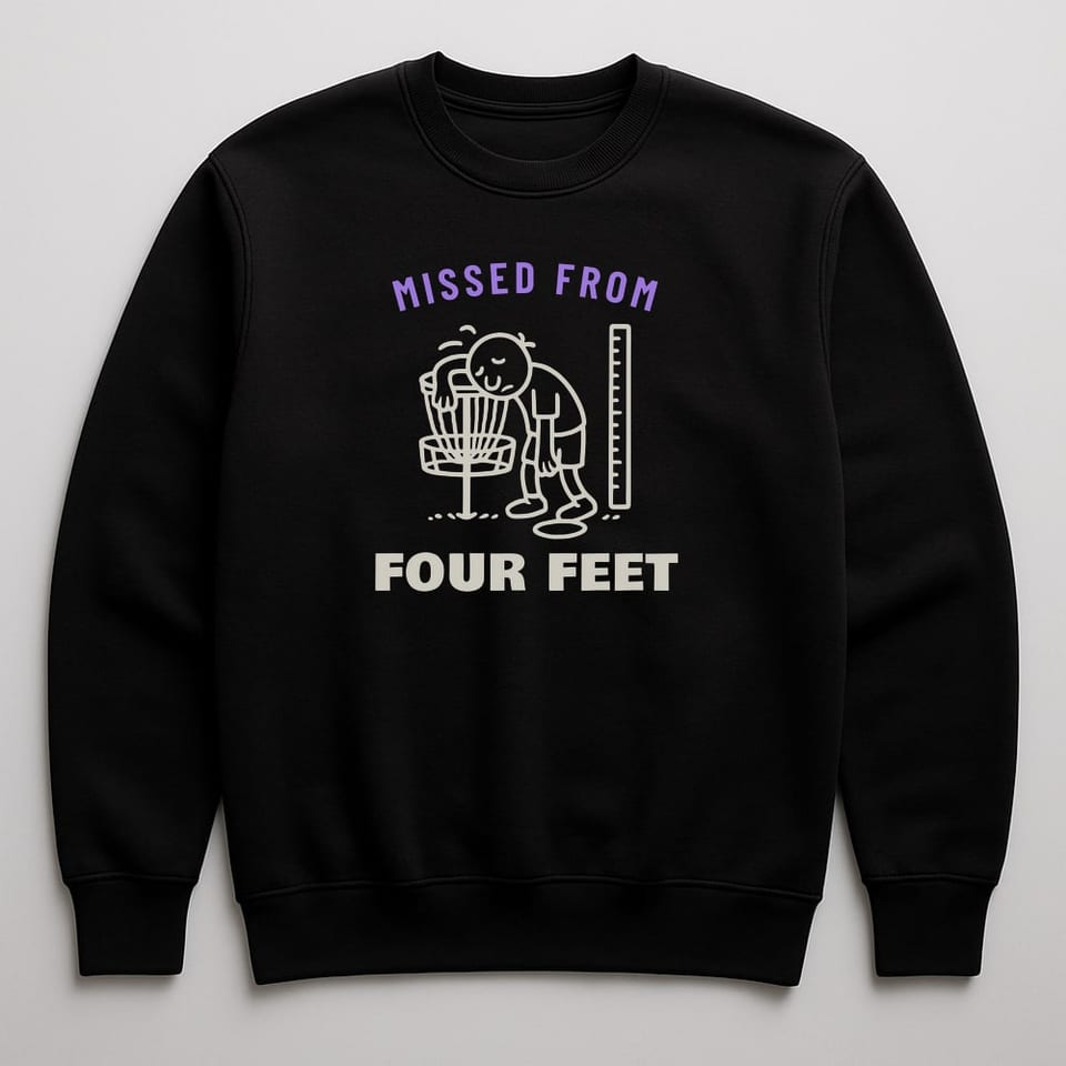 Missed From Four Feet sweatshirt, Black