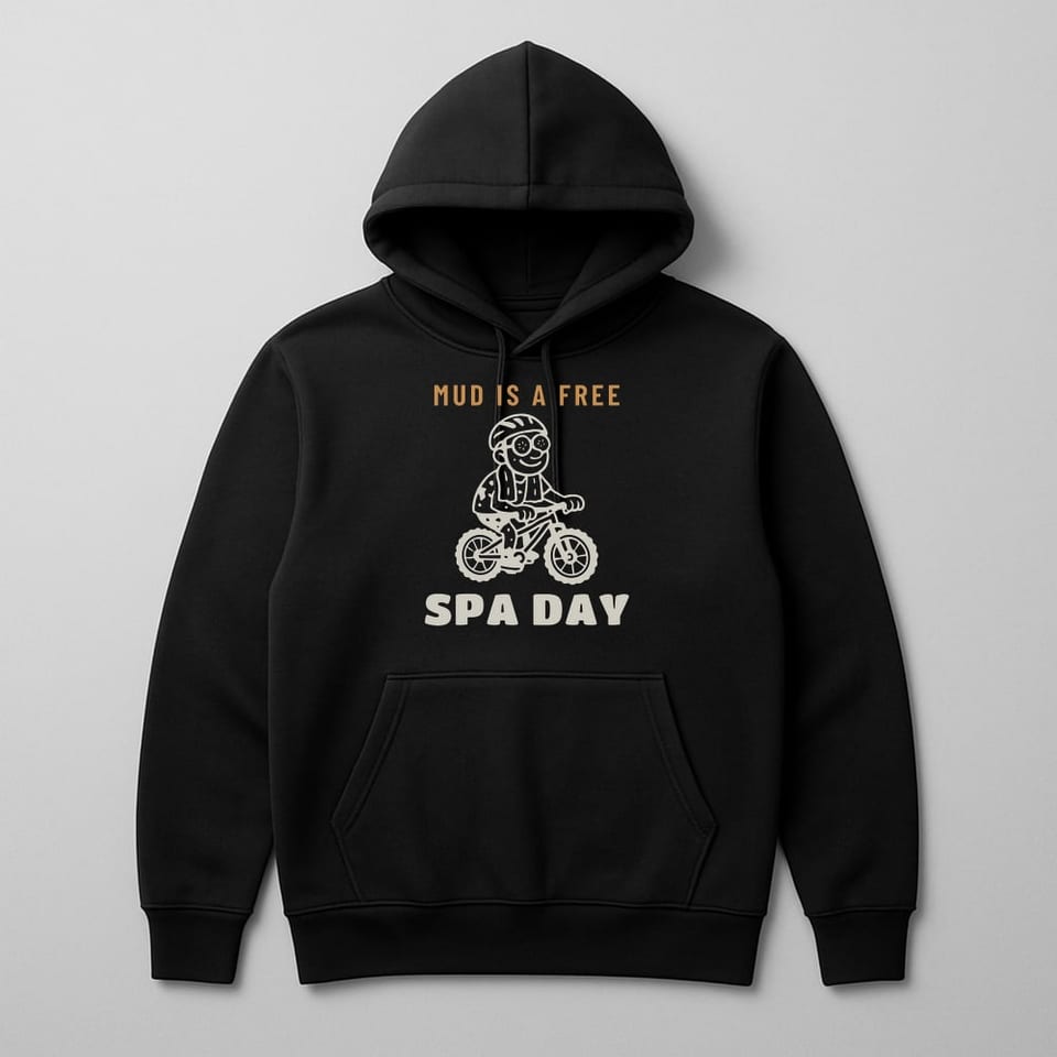 Mud Is a Free Spa Day hoodie, Black