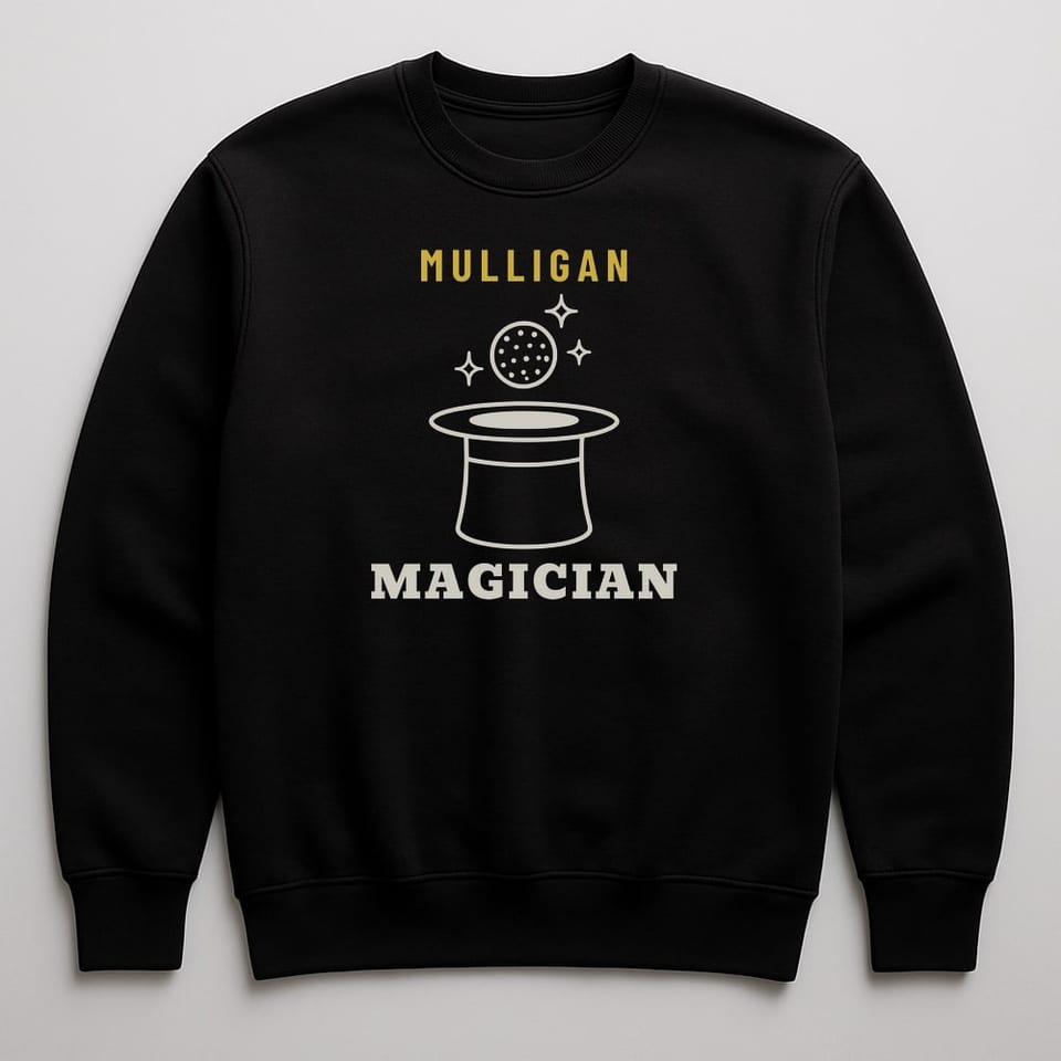 Mulligan Magician sweatshirt, Black