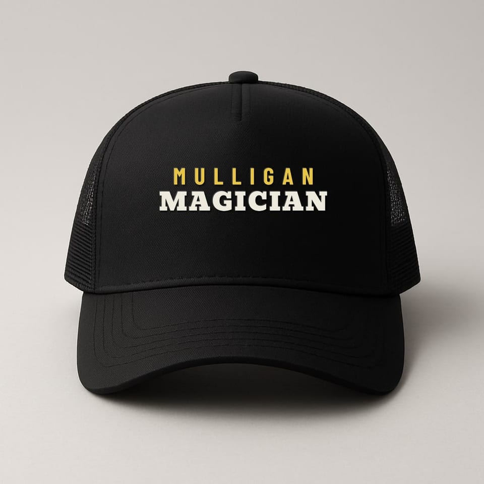 Mulligan Magician trucker hat, Black