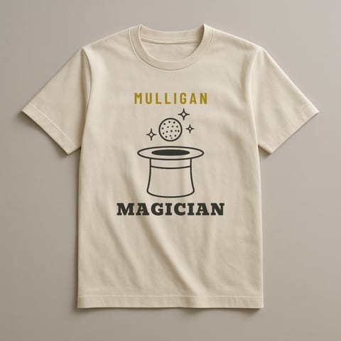 Mulligan Magician tee, Natural