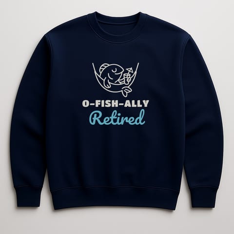 O-Fish-ally Retired sweatshirt, Navy