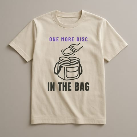 One More Disc in the Bag tee, Natural