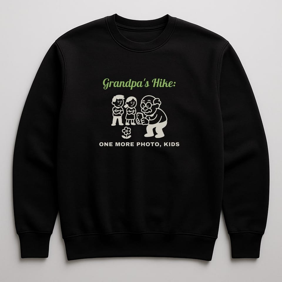 One More Photo, Kids sweatshirt, Black