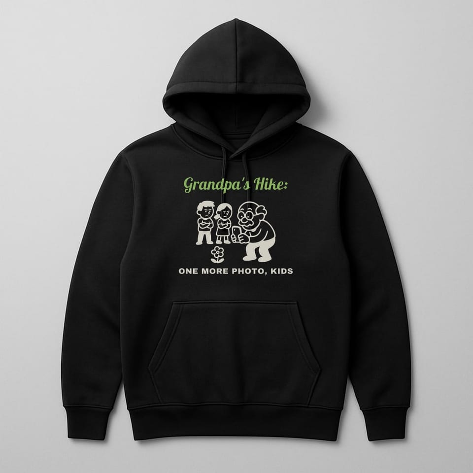 One More Photo, Kids hoodie, Black
