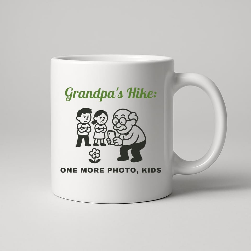 One More Photo, Kids mug, White
