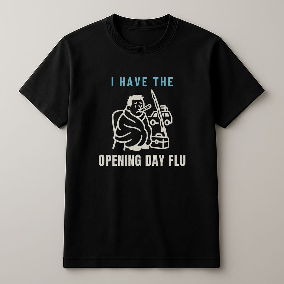 Opening Day Flu tee, Black