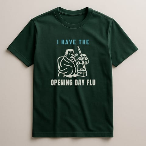 Opening Day Flu tee, Forest