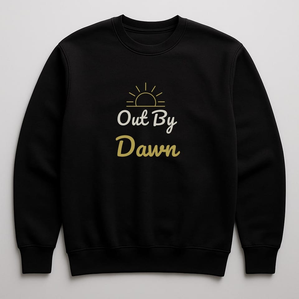 Out By Dawn sweatshirt, Black