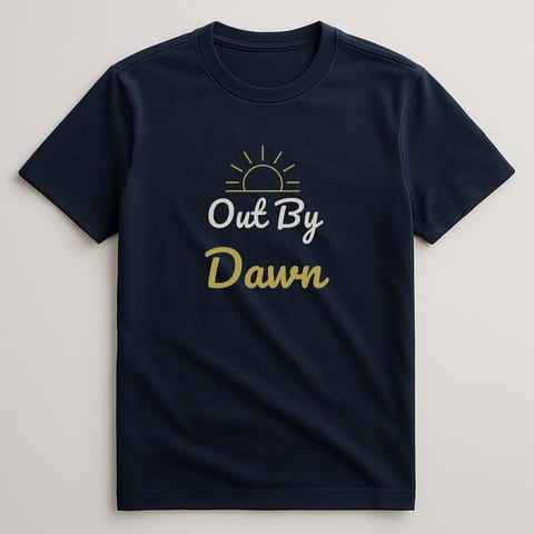 Out By Dawn tee, Navy