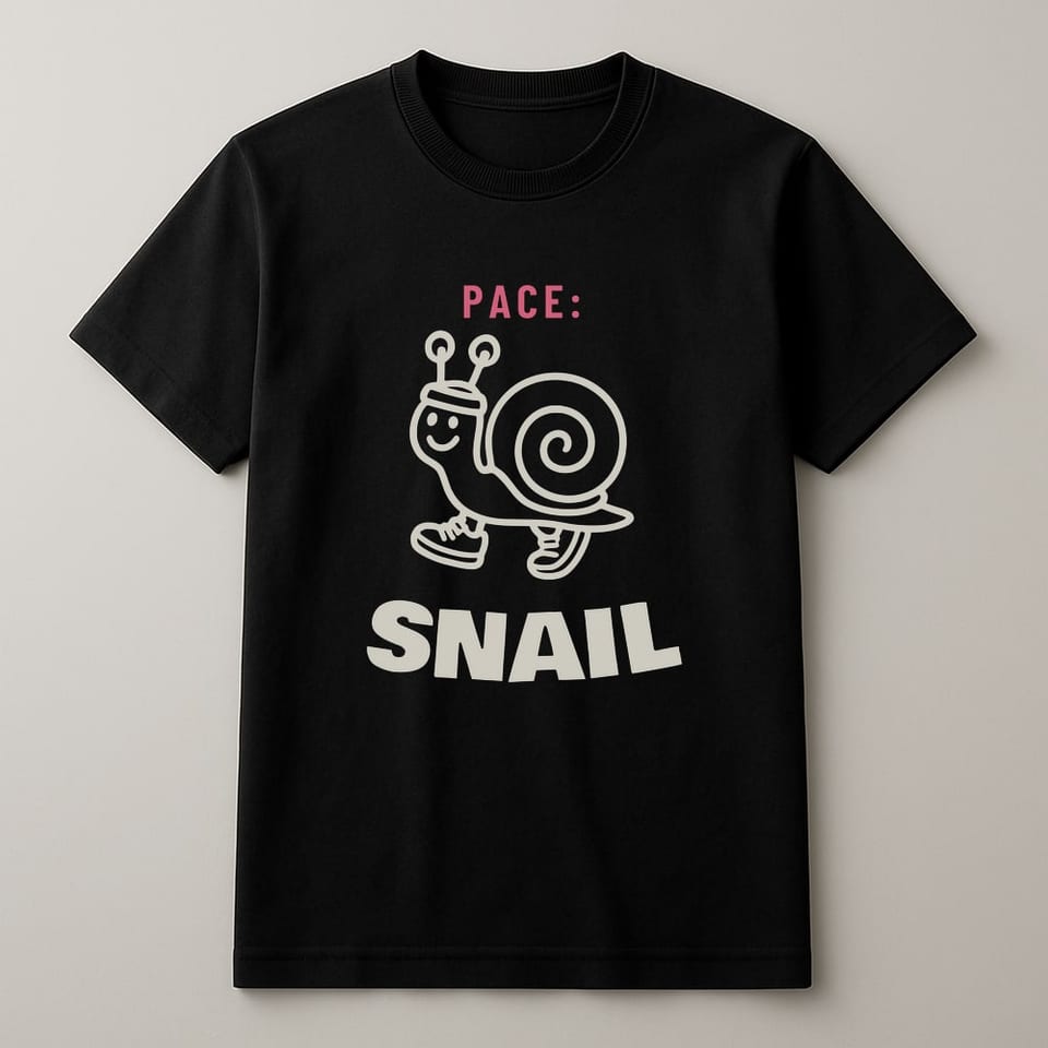 Pace: Snail tee, Black