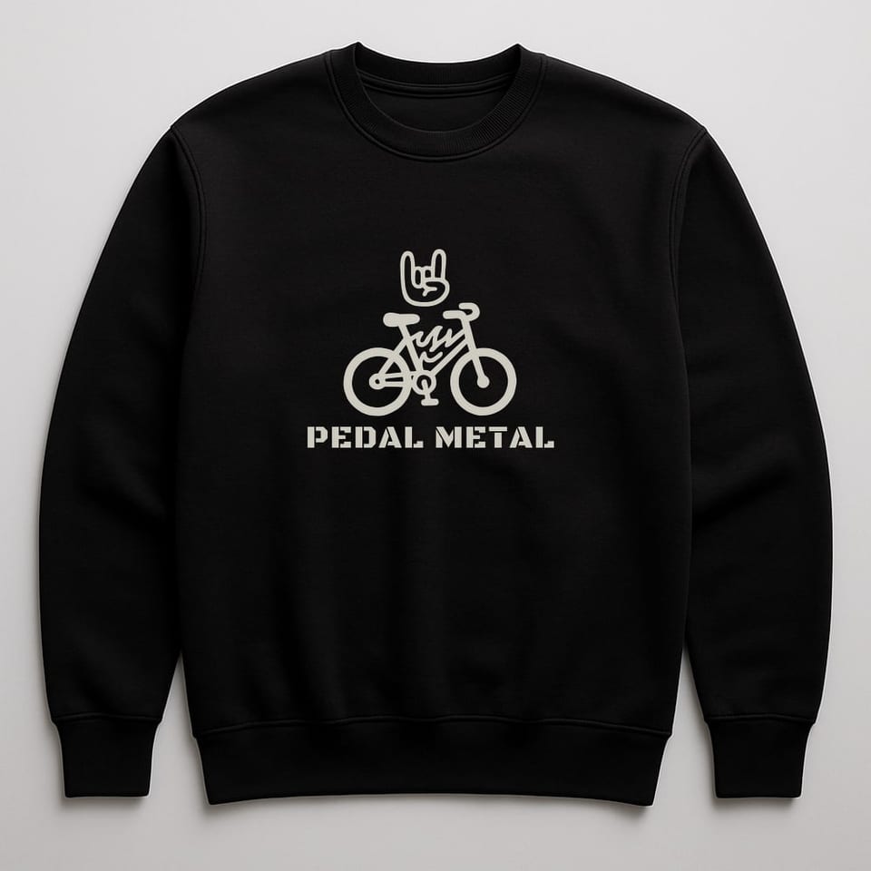 Pedal Metal sweatshirt, Black