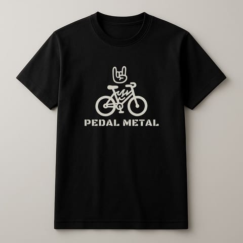 Pedal Metal tee, Black