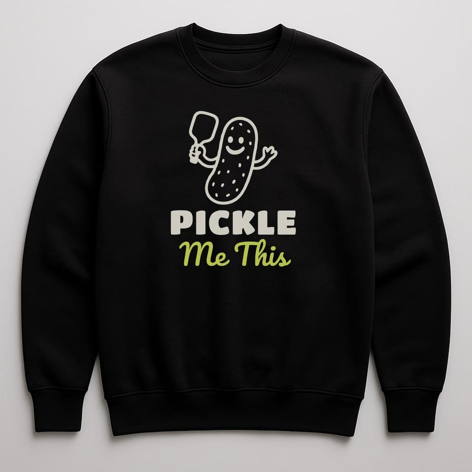 Pickle Me This sweatshirt, Black