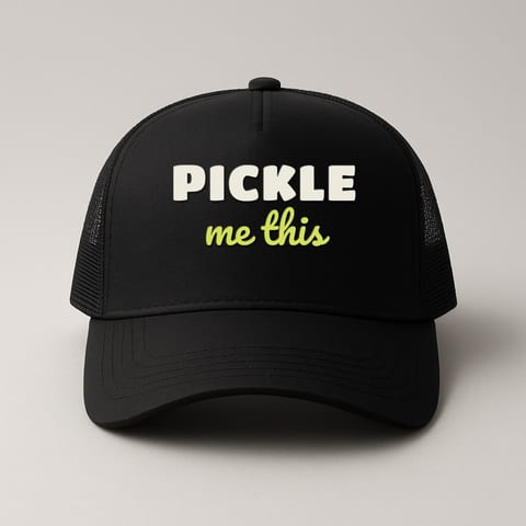 Pickle Me This trucker hat, Black