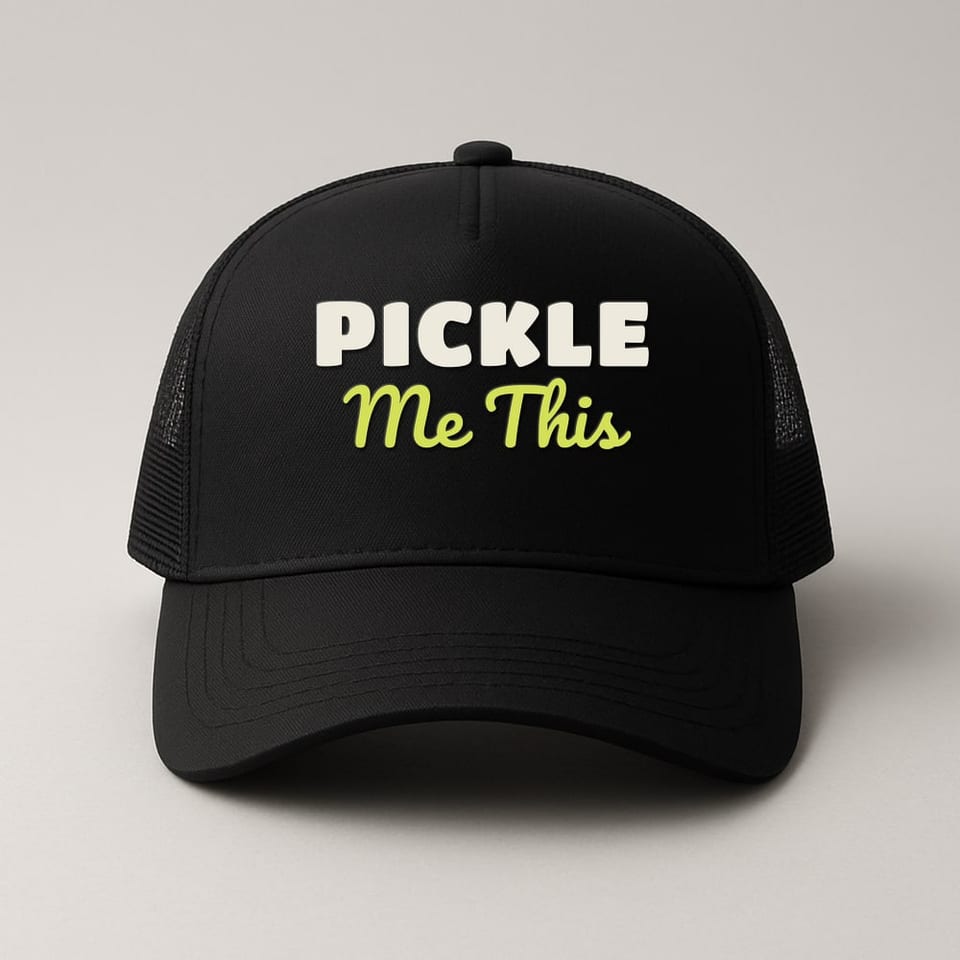 Pickle Me This trucker hat, Black