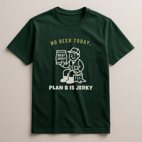 Plan B Is Jerky tee, Forest