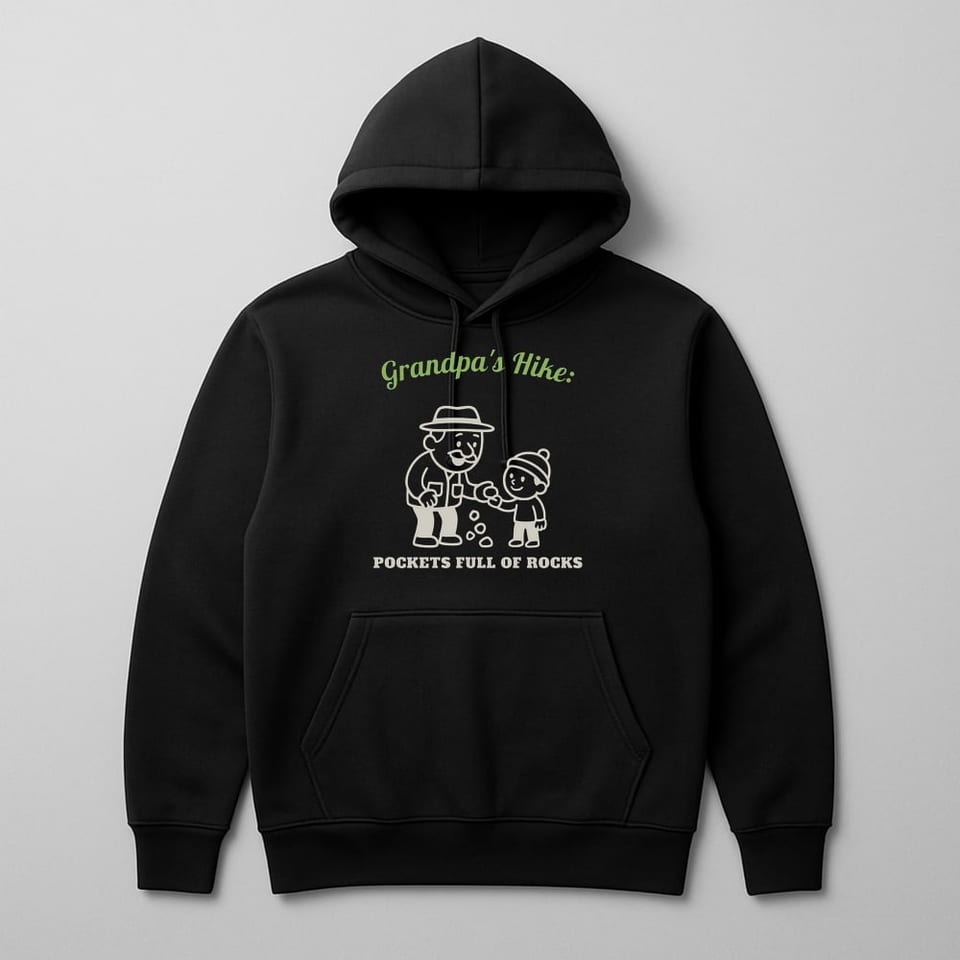 Pockets Full of Rocks hoodie, Black