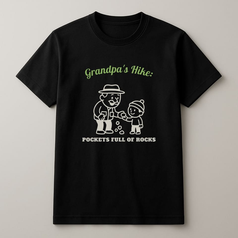 Pockets Full of Rocks tee, Black
