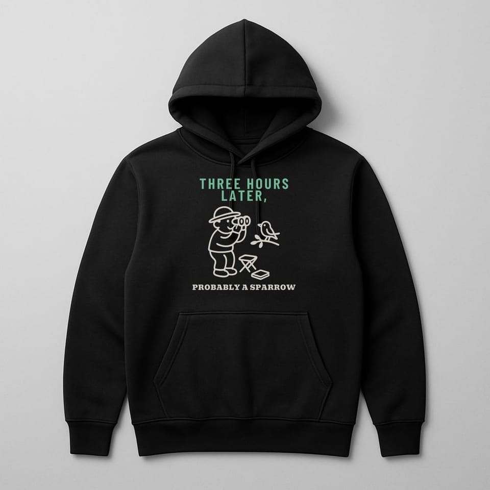 Probably a Sparrow hoodie, Black