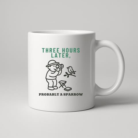 Probably a Sparrow mug, White