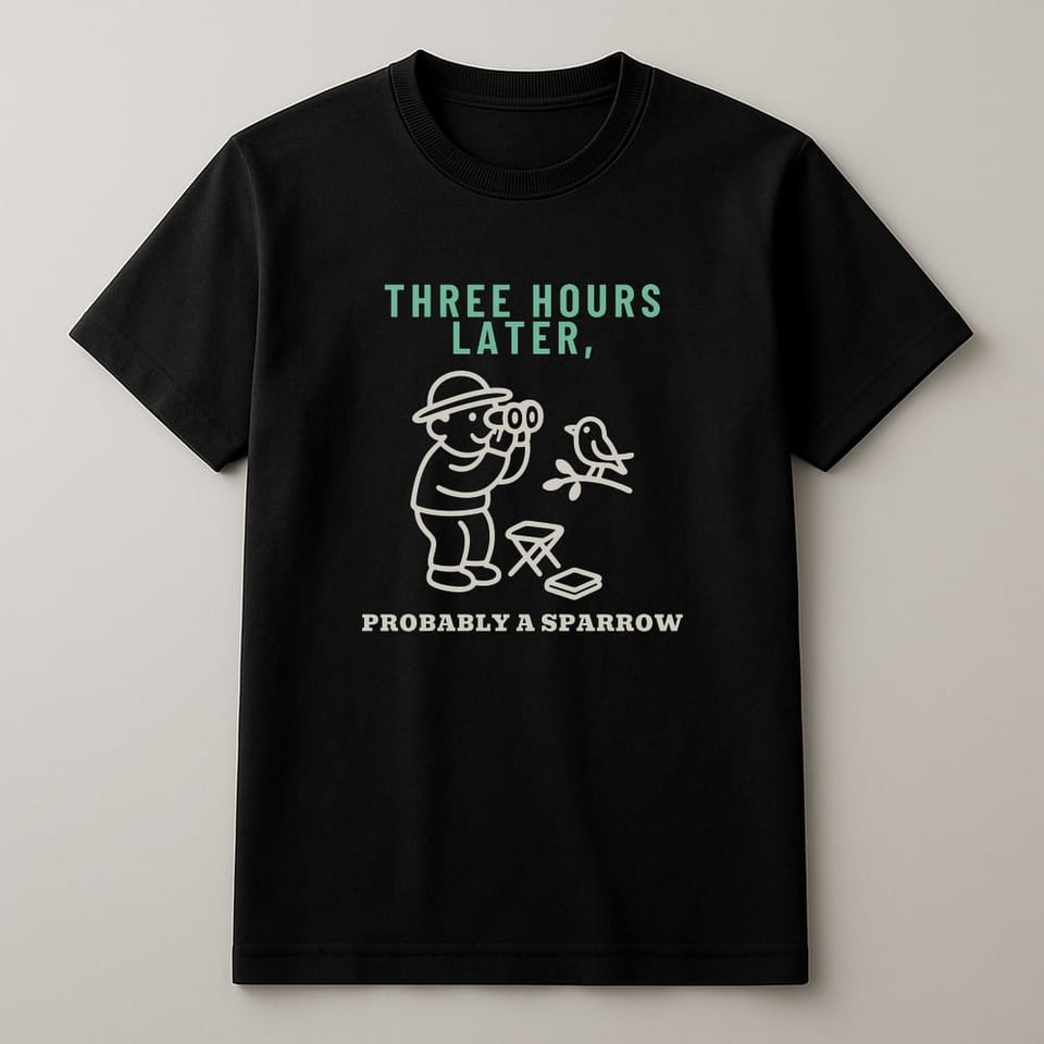 Probably a Sparrow tee, Black