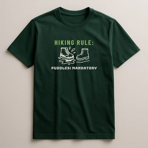 Puddles: Mandatory tee, Forest