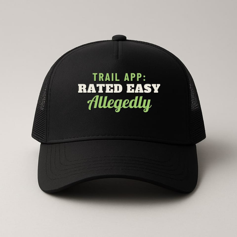Rated Easy, Allegedly trucker hat, Black