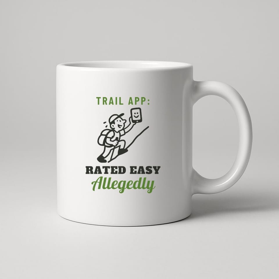 Rated Easy, Allegedly mug, White