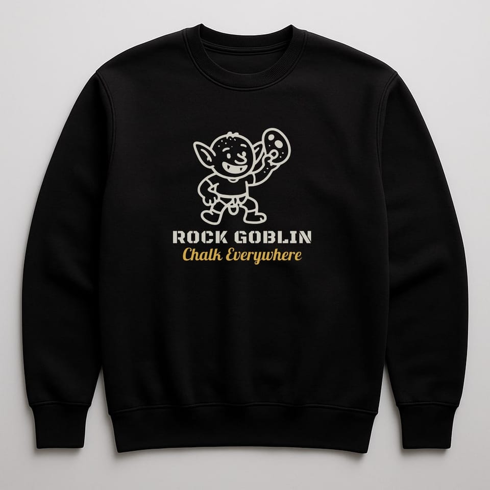 Rock Goblin sweatshirt, Black