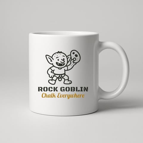 Rock Goblin mug, White