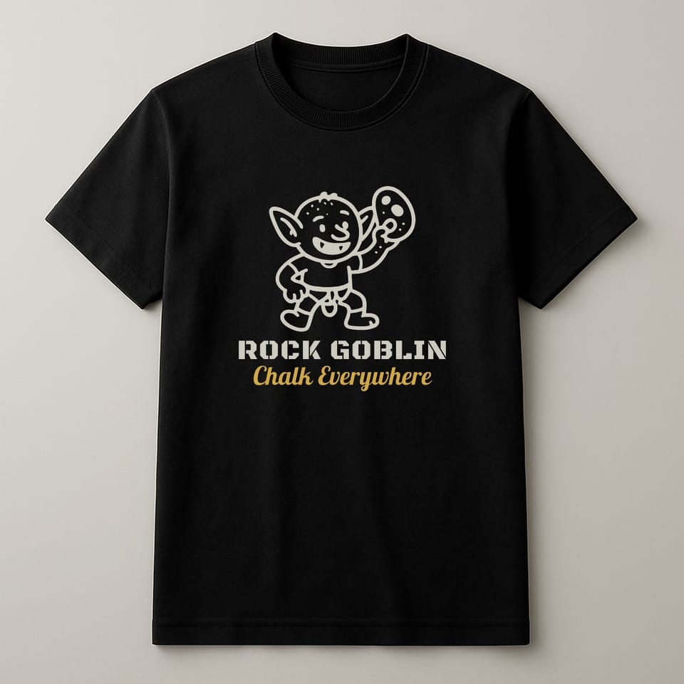 Rock Goblin tee, Black