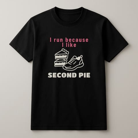 I Run Because I Like Second Pie tee