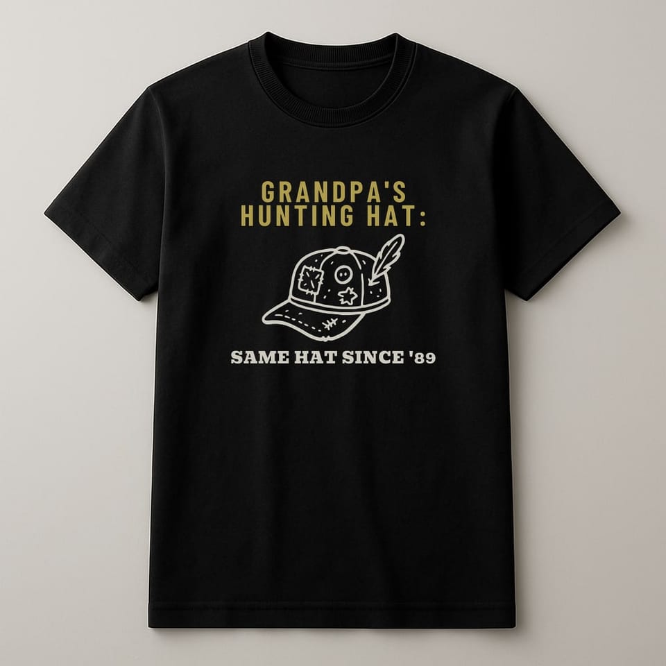 Same Hat Since '89 tee, Black