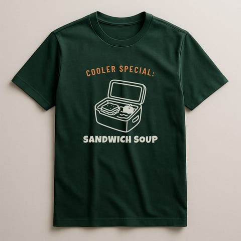 Sandwich Soup tee, Forest