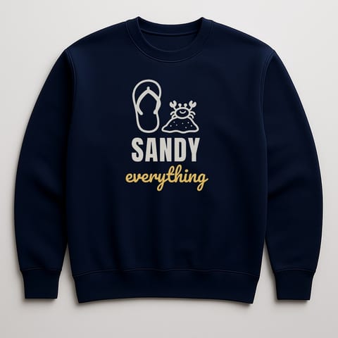 Sandy Everything sweatshirt, Navy