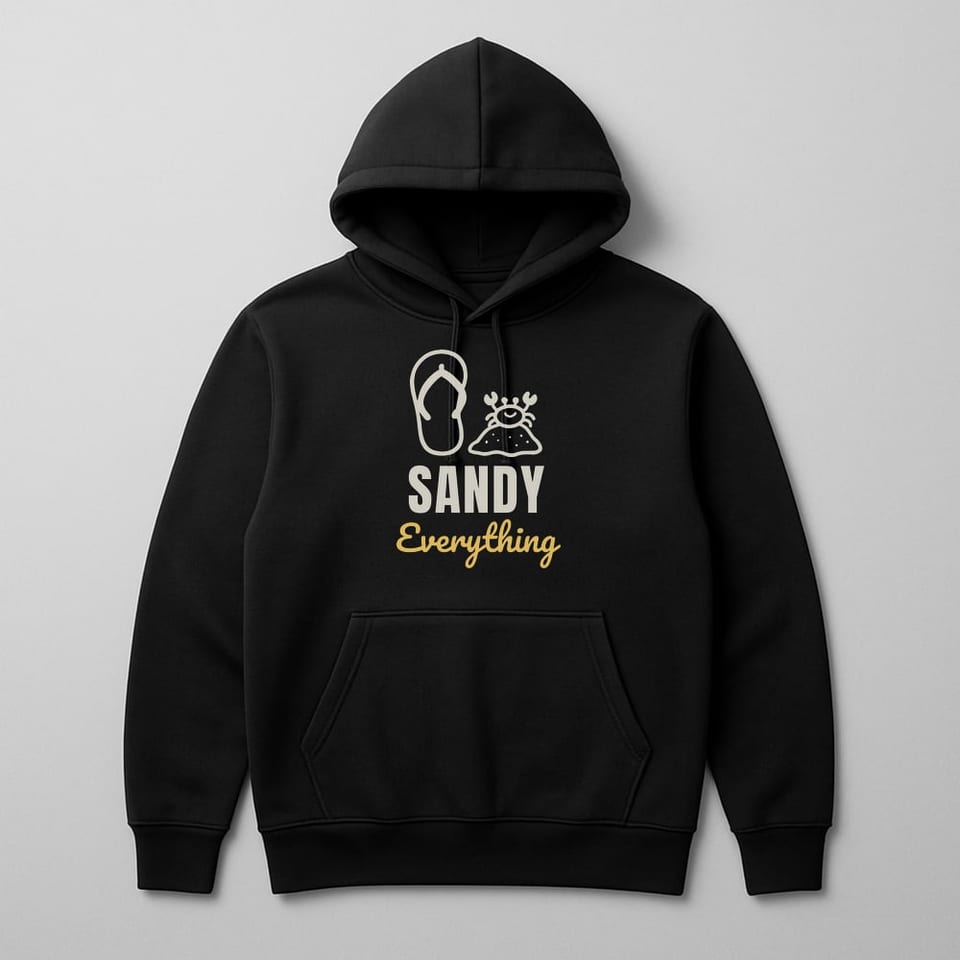 Sandy Everything hoodie, Black