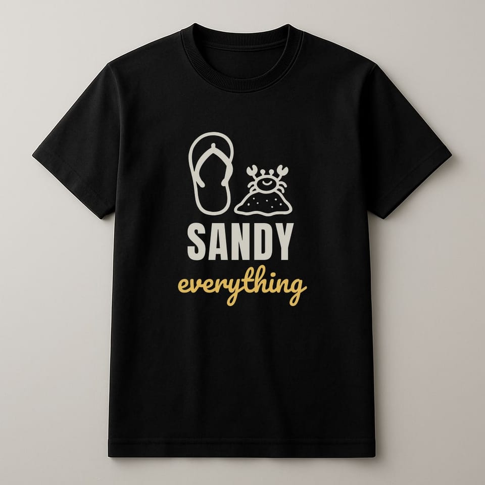 Sandy Everything tee, Black