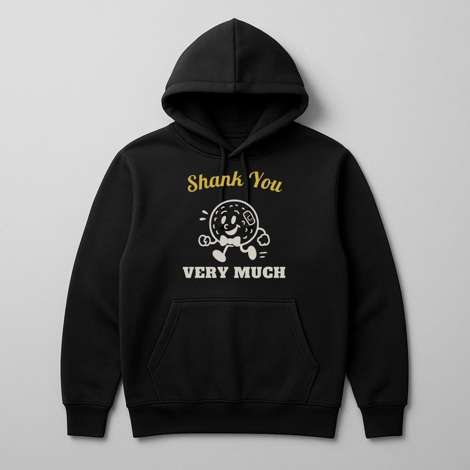 Shank You Very Much hoodie, Black