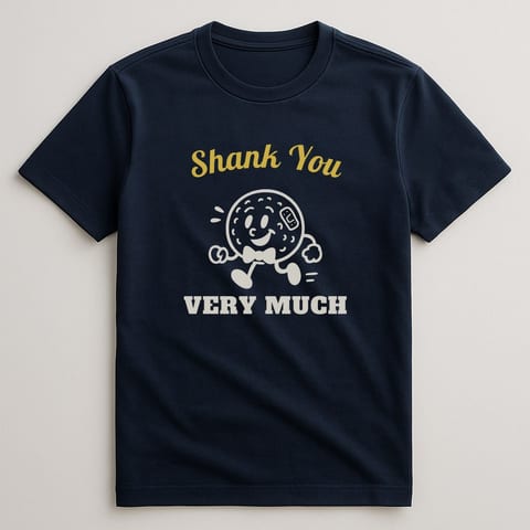 Shank You Very Much tee, Navy