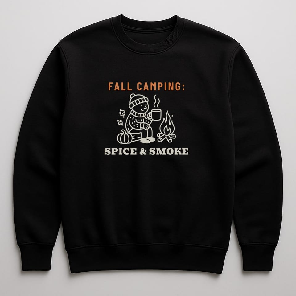 Spice and Smoke sweatshirt, Black