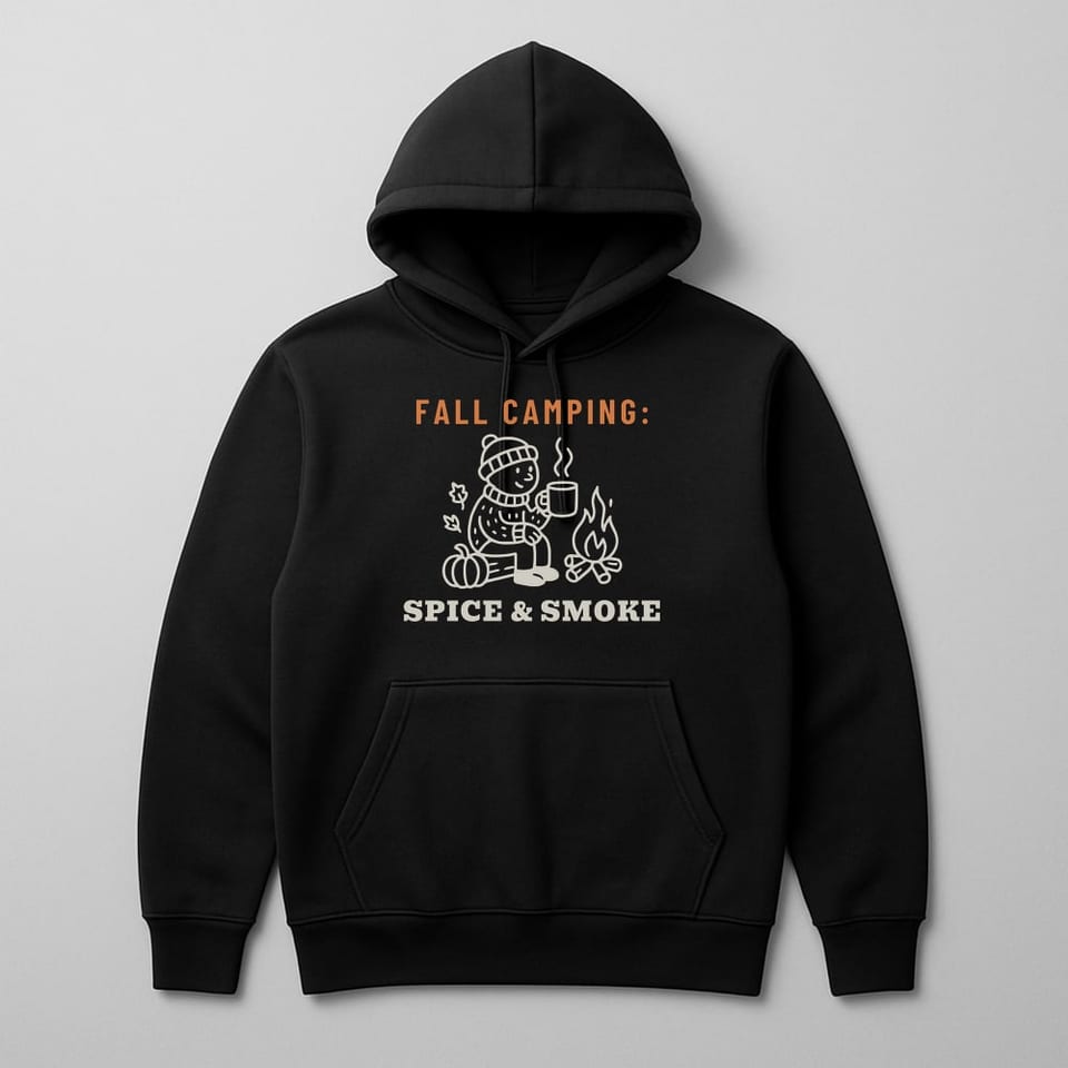 Spice and Smoke hoodie, Black