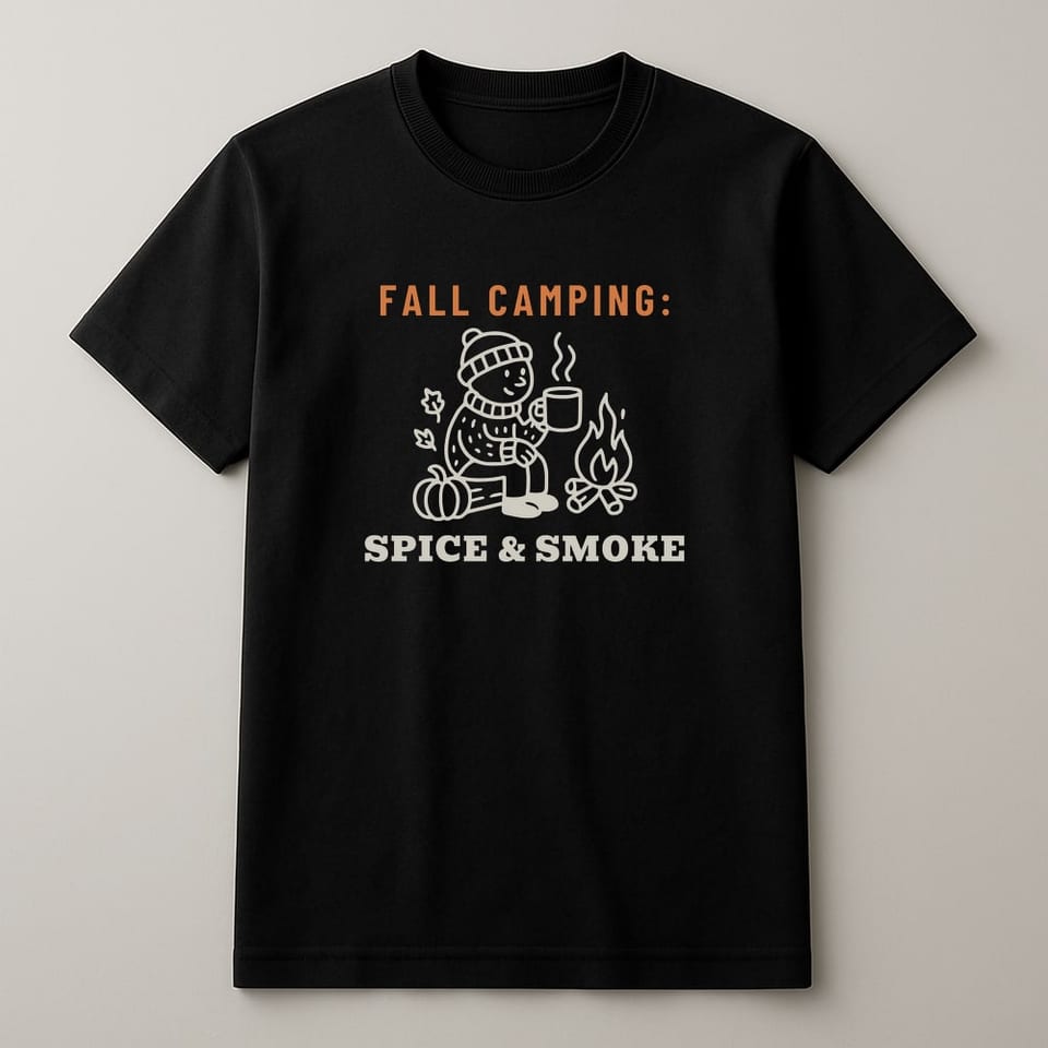 Spice and Smoke tee, Black