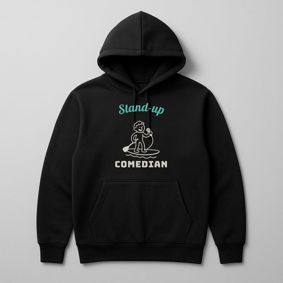 Stand-Up Comedian hoodie, Black
