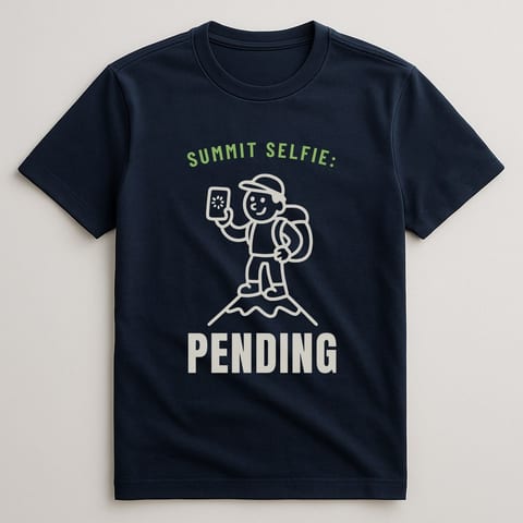 Summit Selfie: Pending tee, Navy