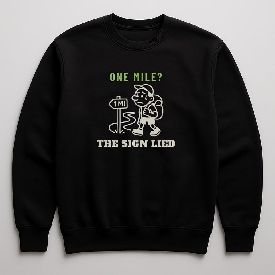 The Sign Lied sweatshirt, Black