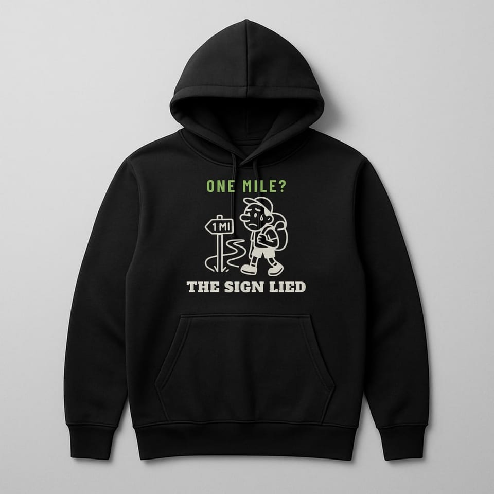 The Sign Lied hoodie, Black