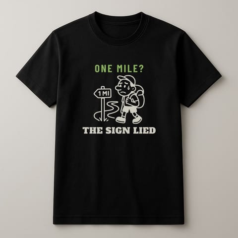 The Sign Lied tee, Black