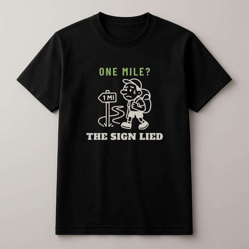 The Sign Lied tee, Black